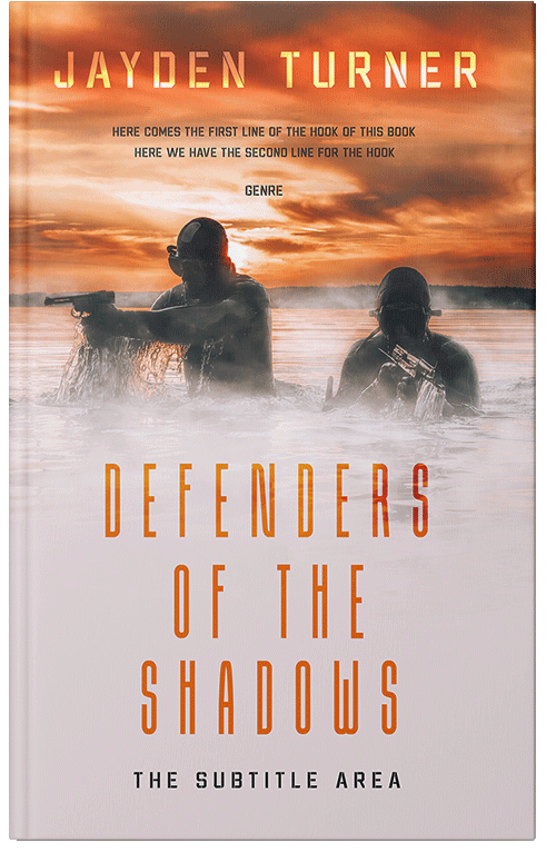 Front view of Premade Action & Adventure Book Cover - Bizarre