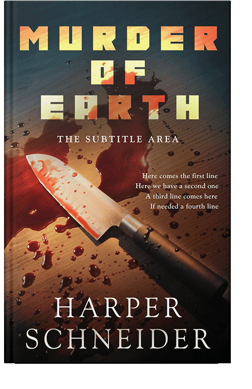 Front view of Cocoa Brown #12484 - Premade Mystery & Thriller & Suspense Book Cover