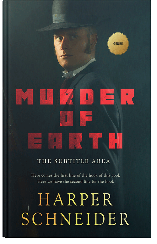 Front view of Aztec #12486 - Premade Mystery & Thriller & Suspense Book Cover