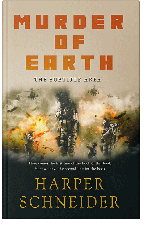 Front view of Heavy Metal #12487 - Premade Romance Book Cover