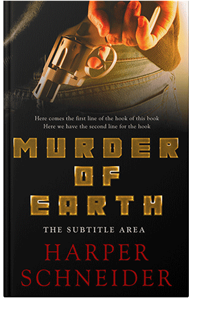 Pre Made Book Cover Asphalt