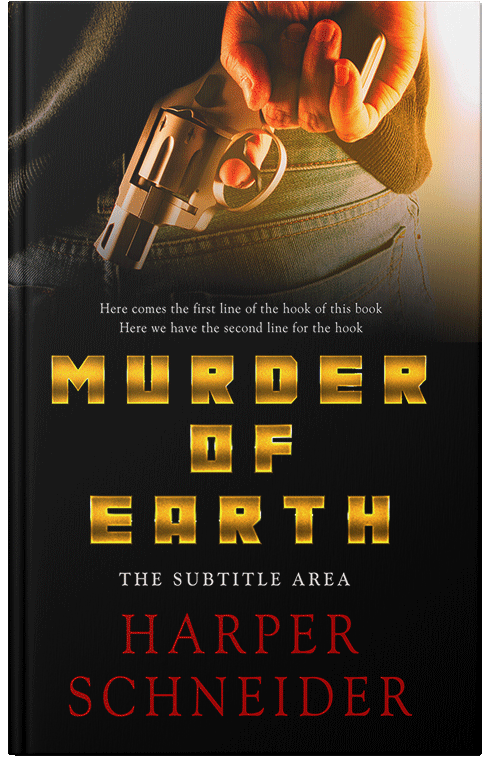 Front view of Asphalt #12489 - Premade Mystery & Thriller & Suspense Book Cover