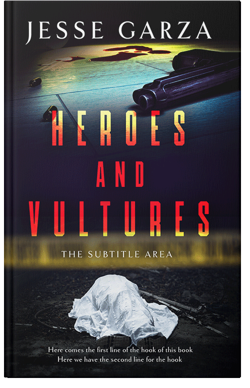 Front view of Eunry #12496 - Premade Mystery & Thriller & Suspense Book Cover