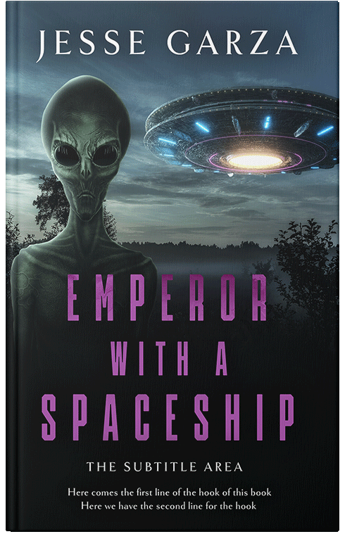 Front view of Bunker #12500 - Premade Science Fiction Book Cover