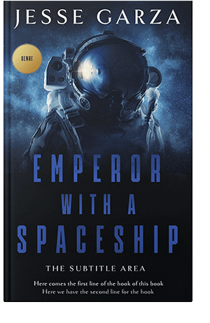 Pre Made Book Cover Ebony