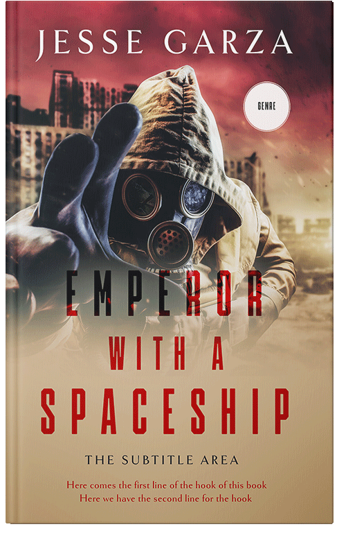 Front view of Premade Apocalyptica Book Cover - Indian Khaki