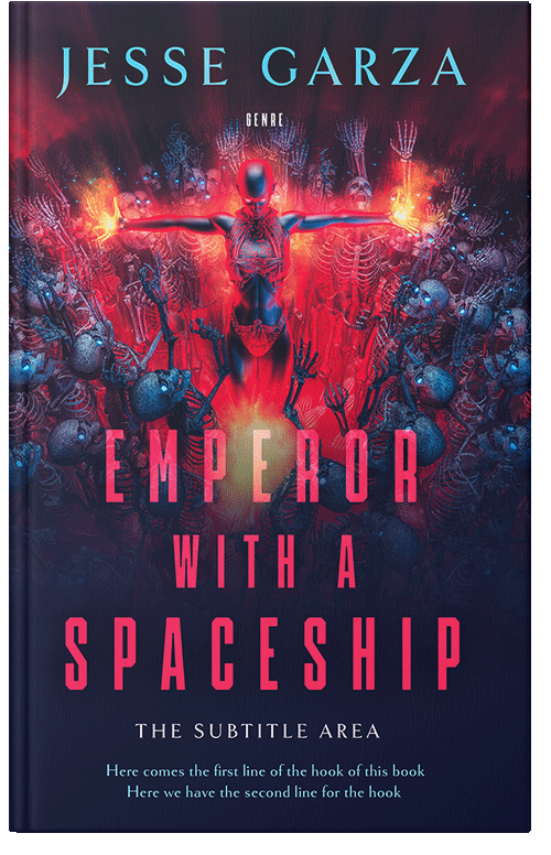 Front view of Revolver #12505 - Premade Science Fiction Book Cover