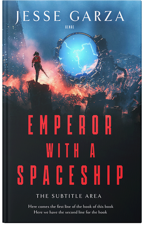 Front view of Premade Apocalyptica Book Cover - Sunglo