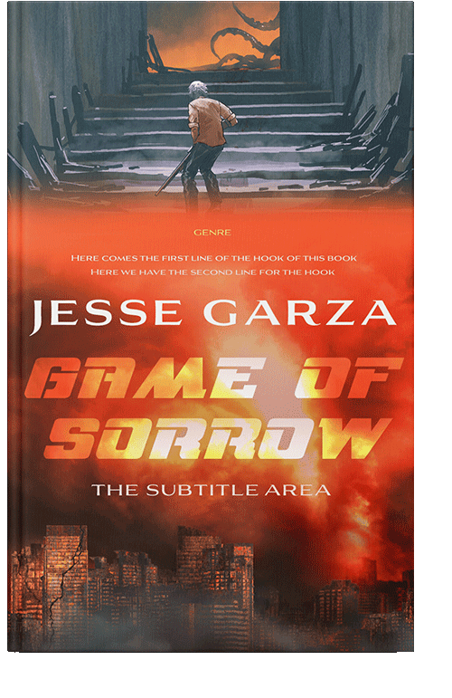 Front view of Tuscany #12513 - Premade Apocalyptica Book Cover