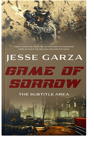 Pre Made Book Cover Yellow Metal