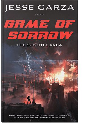 Pre Made Book Cover Thunder