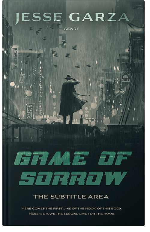 Front view of Outer Space #12521 - Premade Action & Adventure Book Cover