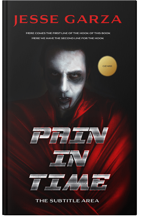 Front view of Premade Horror Book Cover - Old Rose