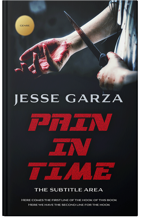 Front view of Premade Horror Book Cover - Contessa