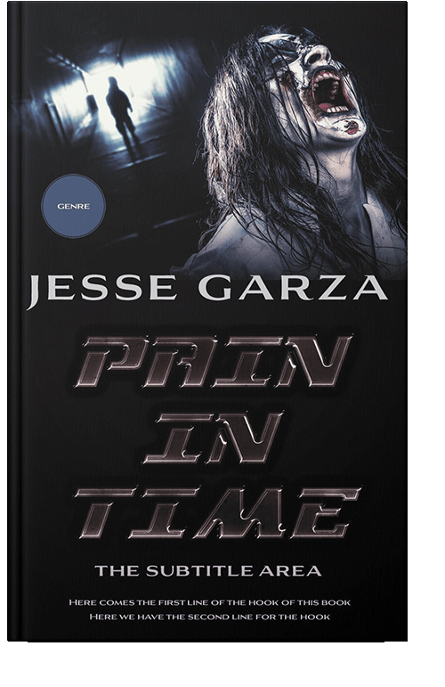 Front view of Pink Swan #12536 - Premade Horror Book Cover | BookCoverZone