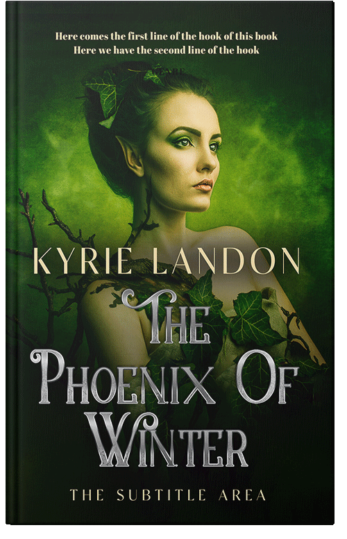 Front view of Premade Fantasy Book Cover - Black Forest