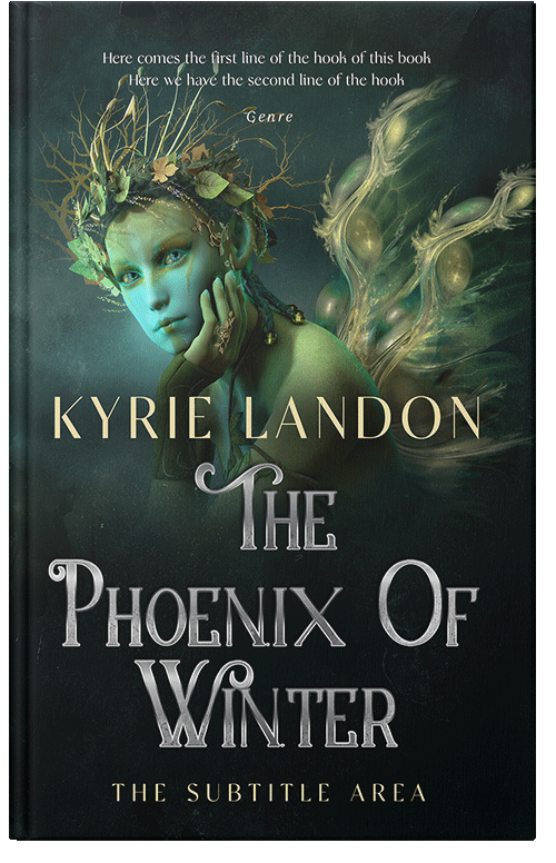 Front view of Aztec #12542 - Premade Fantasy Book Cover