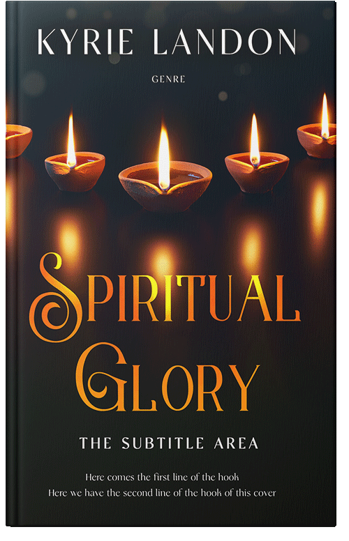 Front view of Cod Gray #12554 - Premade Religion & Spirituality Book Cover
