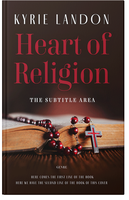 Front view of Graphite #12563 - Premade Religion & Spirituality Book Cover