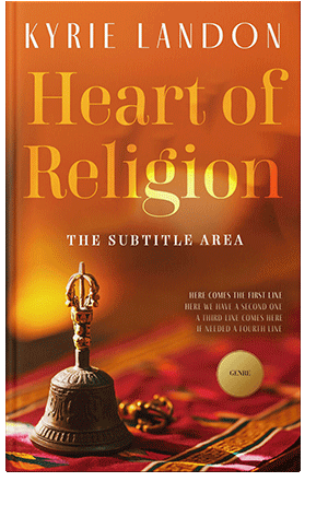 Pre Made Book Cover Rock Spray