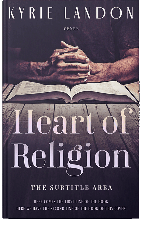 Front view of Bleached Cedar #12566 - Premade Religion & Spirituality Book Cover