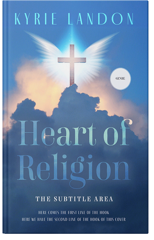 Front view of Premade Religion & Spirituality Book Cover - San Marino