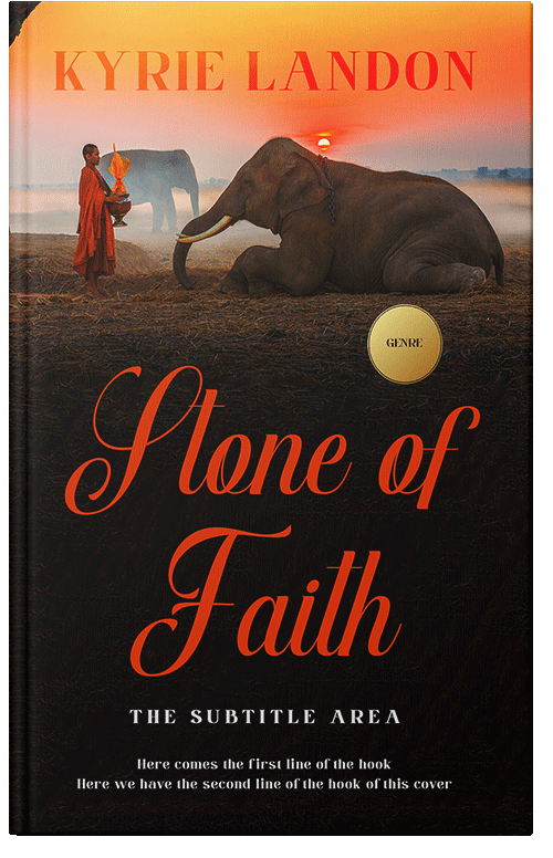 Front view of Premade Religion & Spirituality Book Cover - Eternity