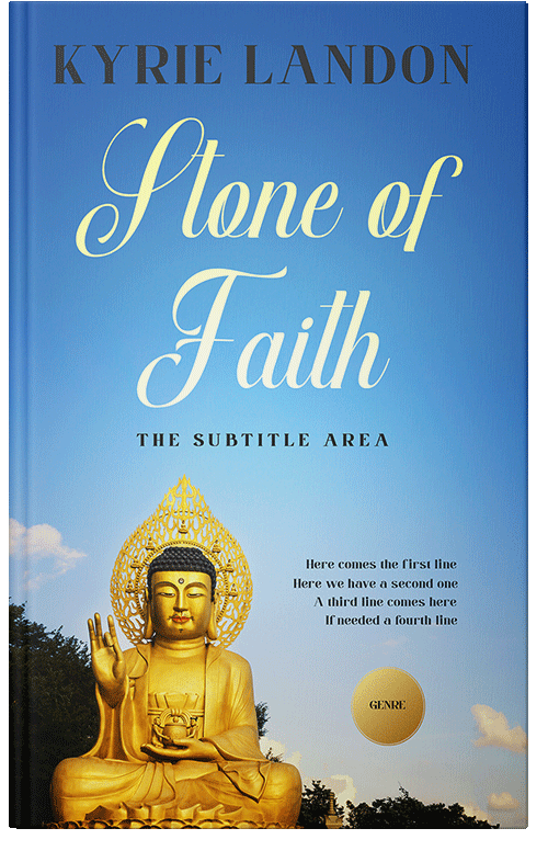 Front view of Havelock Blue #12578 - Premade Religion & Spirituality Book Cover