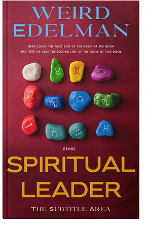 Pre Made Book Cover Dark Tan