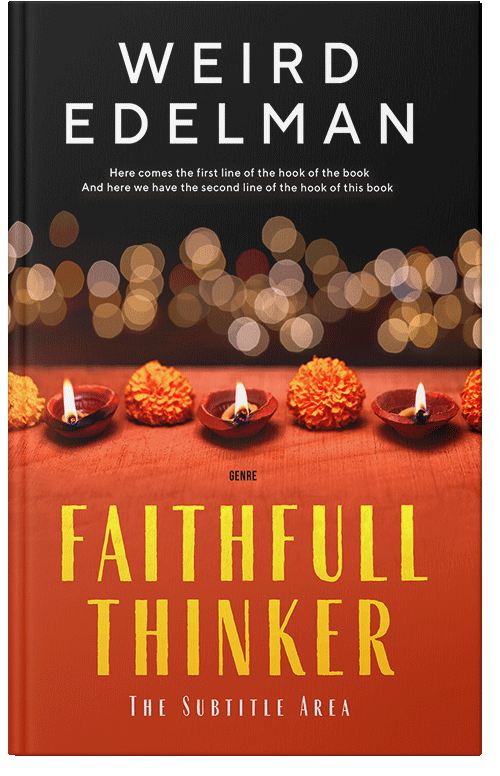 Front view of Premade Religion & Spirituality Book Cover - Piper