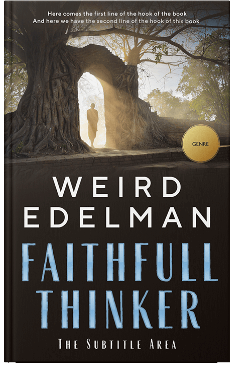 Front view of Ash #12601 - Premade Religion & Spirituality Book Cover