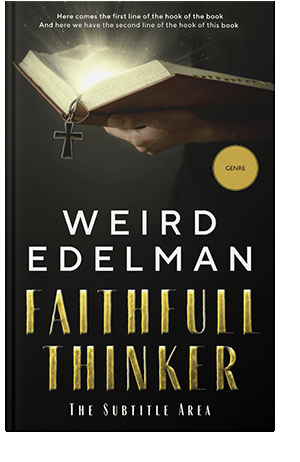 Pre Made Book Cover Straw