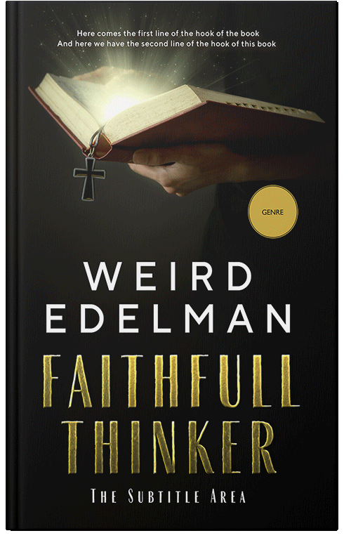 Front view of Straw #12602 - Premade Religion & Spirituality Book Cover