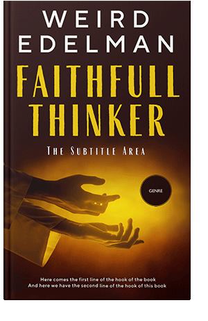 Pre Made Book Cover Gamboge