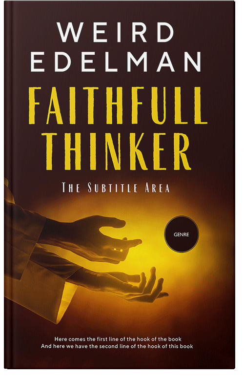 Front view of Gamboge #12604 - Premade Religion & Spirituality Book Cover