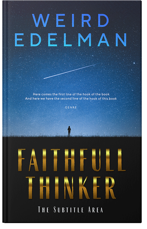 Front view of Big Stone #12607 - Premade Religion & Spirituality Book Cover