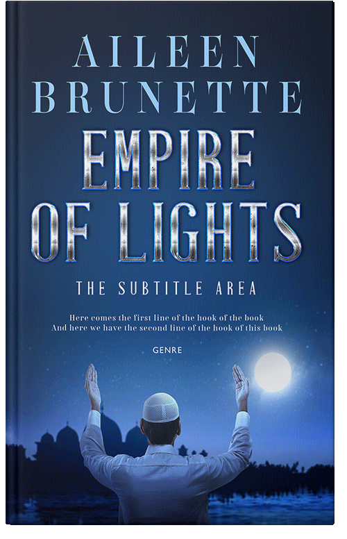 Front view of Blue Zodiac #12612 - Premade Religion & Spirituality Book Cover