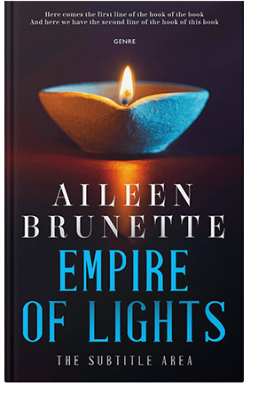 Pre Made Book Cover Ebony