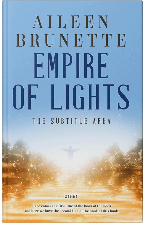 Front view of Premade Religion & Spirituality Book Cover - Cornflower