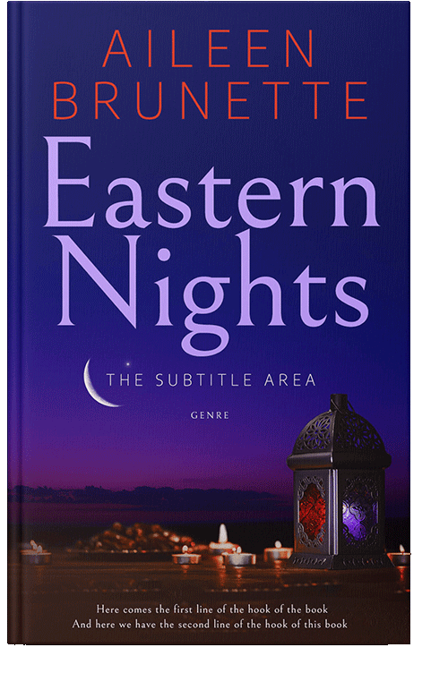 Front view of Violet #12620 - Premade Religion & Spirituality Book Cover