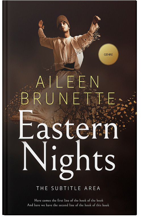 Front view of Premade Religion & Spirituality Book Cover - Coffee Bean