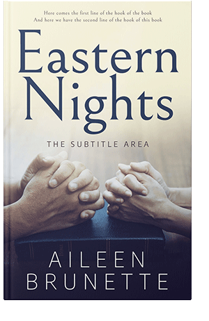 Pre Made Book Cover Satin Linen