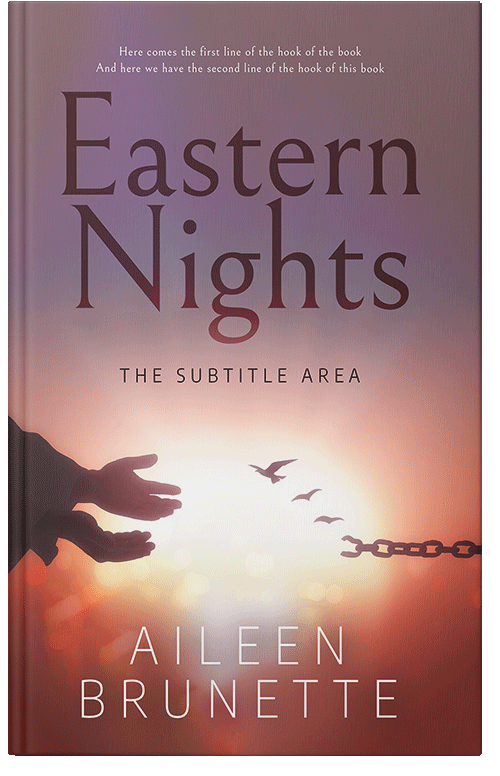 Front view of Premade Religion & Spirituality Book Cover - Falcon