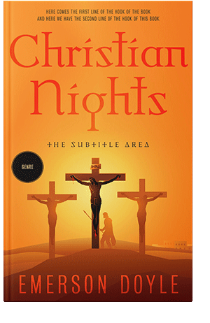 Pre Made Book Cover Carrot Orange