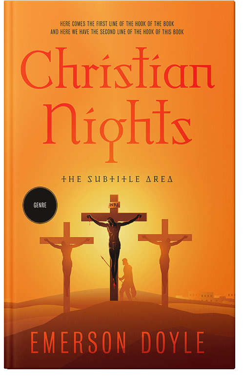 Front view of Carrot Orange #12630 - Premade Religion & Spirituality Book Cover