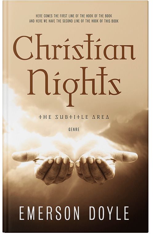 Front view of Premade Religion & Spirituality Book Cover - Brandy