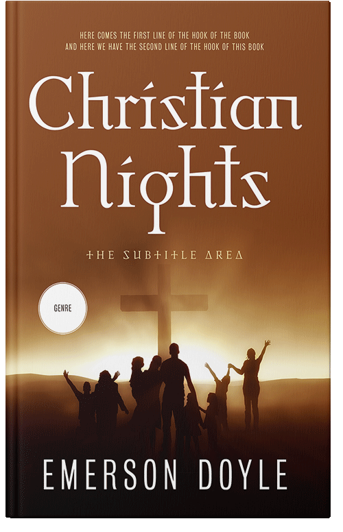 Front view of Copper Canyon #12634 - Premade Religion & Spirituality Book Cover