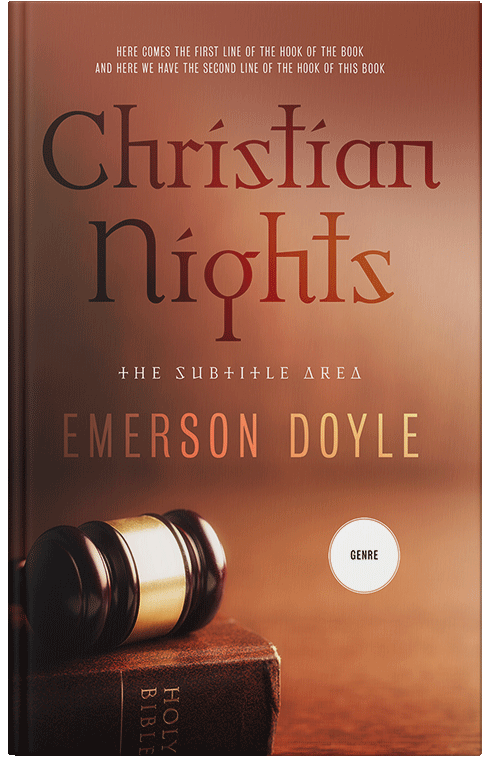 Front view of Brown Rust #12636 - Premade Religion & Spirituality Book Cover