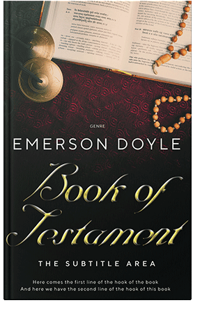 Pre Made Book Cover Cameo