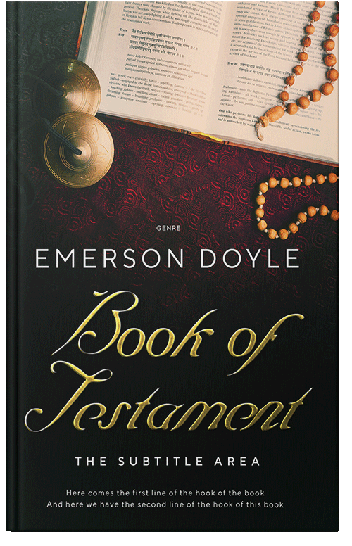 Front view of Cameo #12642 - Premade Religion & Spirituality Book Cover